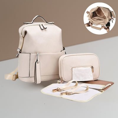SAC A LANGER CUIR : BABYMOM™ Multifonctionnel - Bebe - nise
