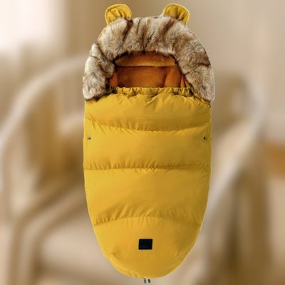 CHANCELIERE POUSSETTE HIVER : Moutarde Glimo™ - Bebe - nise