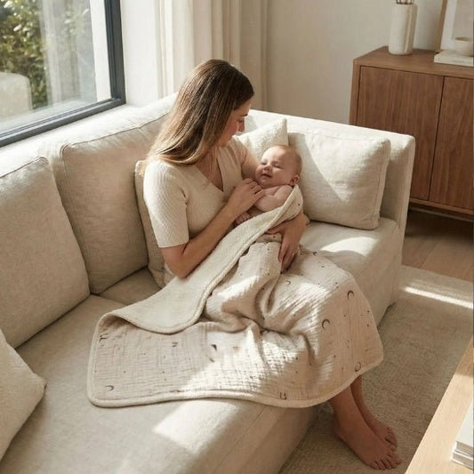 COUVERTURE BÉBÉ POLAIRE | Coton & Bambou - Bebe - nise