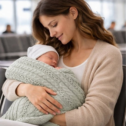 COUVERTURE TRICOT BEBE | Doudou Sleep - Bebe - nise