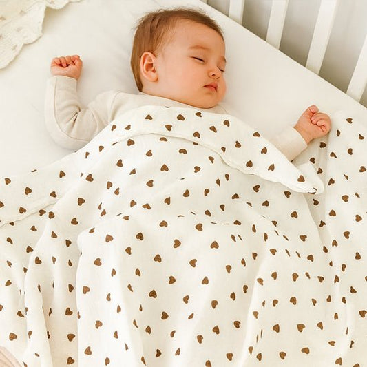 Couverture bébé | 100% Coton Bio Doux - Bebe - nise