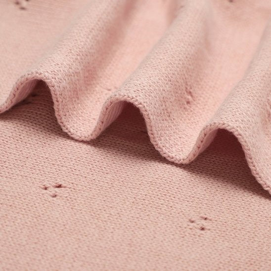 COUVERTURE BEBE EN CROCHET | 100% coton Nacréa™ - Bebe - nise
