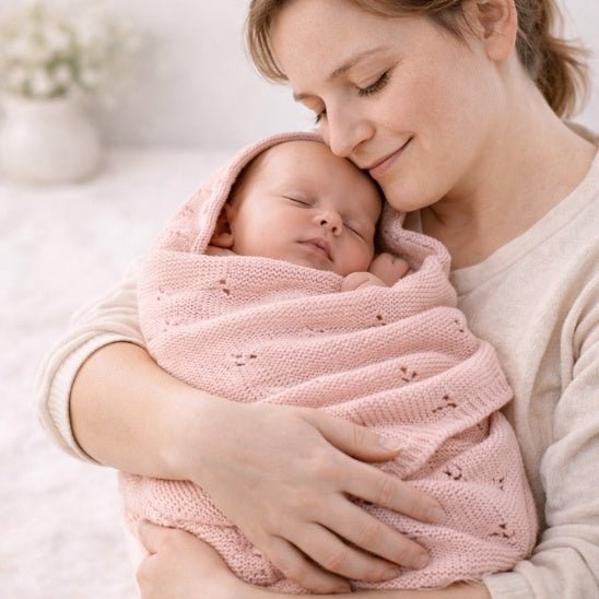 COUVERTURE BEBE EN CROCHET | 100% coton Nacréa™ - Bebe - nise