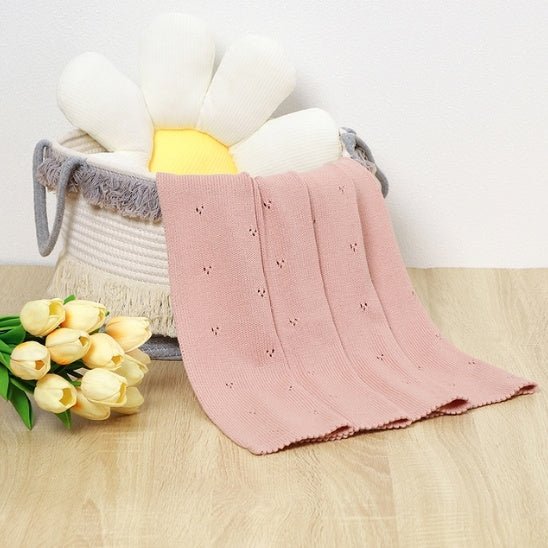 COUVERTURE BEBE EN CROCHET | 100% coton Nacréa™ - Bebe - nise