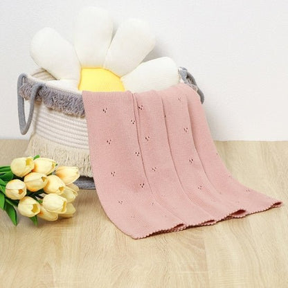 COUVERTURE BEBE EN CROCHET | 100% coton Nacréa™ - Bebe - nise