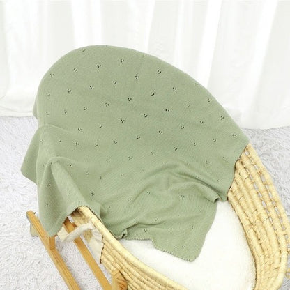 COUVERTURE BEBE EN CROCHET | 100% coton Nacréa™ - Bebe - nise