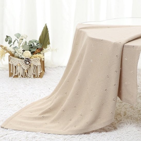 COUVERTURE BEBE EN CROCHET | 100% coton Nacréa™ - Bebe - nise