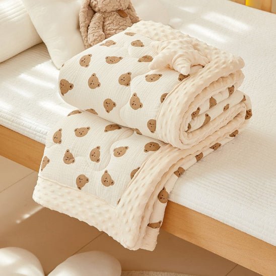 COUVERTURE BEBE GAZE DE COTON | Douceur Naturelle - Bebe - nise