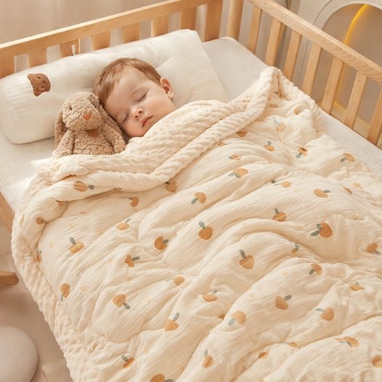 COUVERTURE BEBE GAZE DE COTON | Douceur Naturelle - Bebe - nise