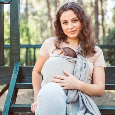 ECHARPE DE PORTAGE BEBE : LuneTissu™ Chaleureuse et Compacte - Bebe - nise