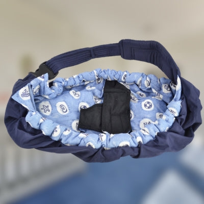 écharpe de portage bleu ciel 