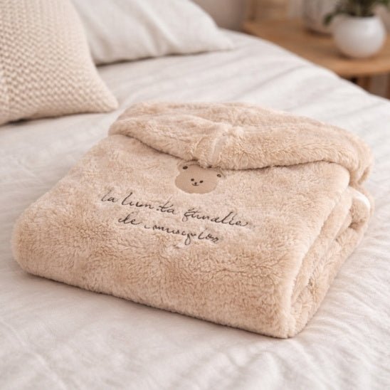 COUVERTURE BEBE POLAIRE | Doudou Velours - Bebe - nise