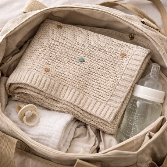 COUVERTURE BEBE AU TRICOT | LinoaBaby™ - Bebe - nise