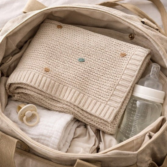 COUVERTURE BEBE AU TRICOT | LinoaBaby™ - Bebe - nise