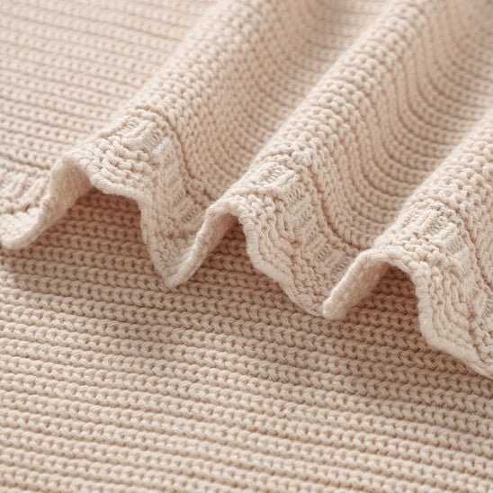 COUVERTURE BEBE AU TRICOT | Douceur Thermorégulatrice - Bebe - nise