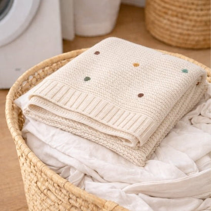 COUVERTURE BEBE AU TRICOT | LinoaBaby™ - Bebe - nise