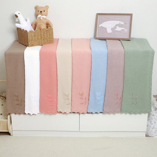 COUVERTURE BEBE AU TRICOT | Douceur Thermorégulatrice - Bebe - nise