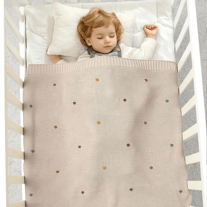 COUVERTURE BEBE AU TRICOT | LinoaBaby™ - Bebe - nise