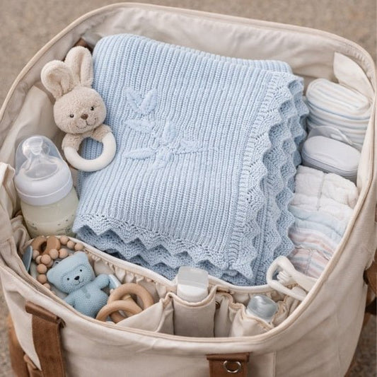 COUVERTURE BEBE AU TRICOT | Douceur Thermorégulatrice - Bebe - nise