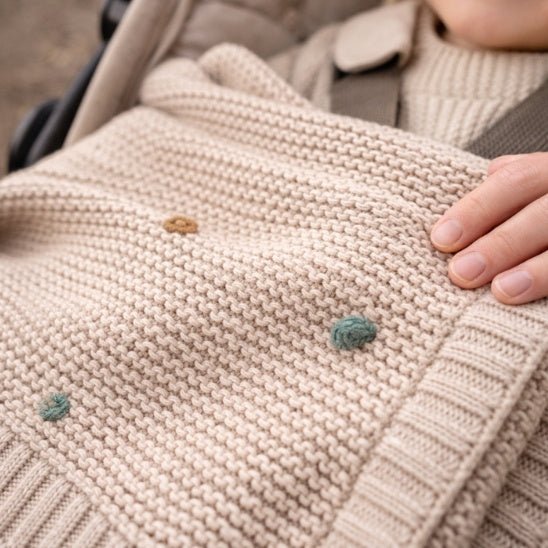 COUVERTURE BEBE AU TRICOT | LinoaBaby™ - Bebe - nise