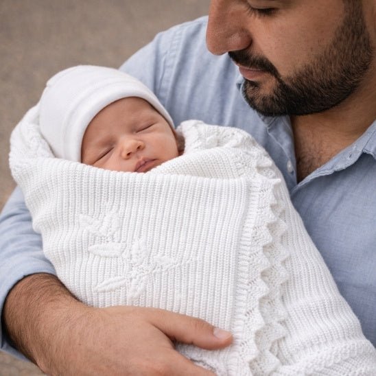 COUVERTURE BEBE AU TRICOT | Douceur Thermorégulatrice - Bebe - nise