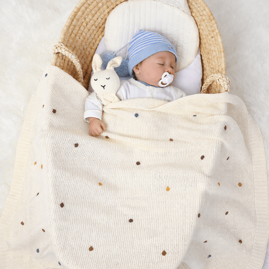 COUVERTURE BEBE AU TRICOT | LinoaBaby™ - Bebe - nise