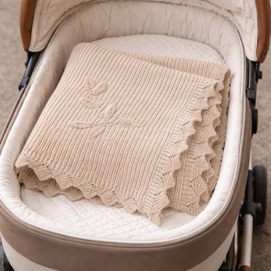 COUVERTURE BEBE AU TRICOT | Douceur Thermorégulatrice - Bebe - nise