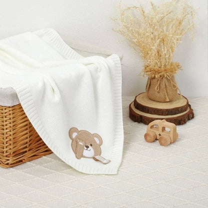 COUVERTURE BEBE TRICOT | Douceur Premium - Bebe - nise