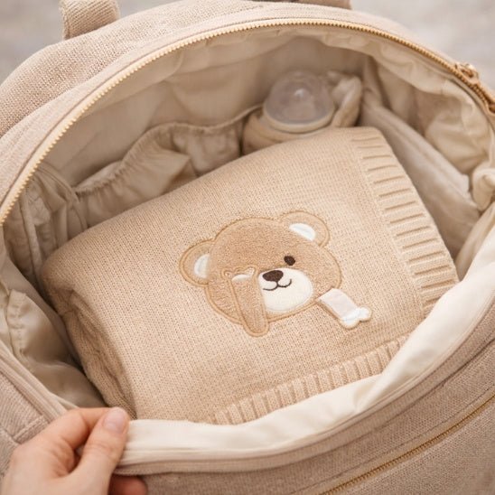 COUVERTURE BEBE TRICOT | Douceur Premium - Bebe - nise