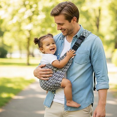 PORTE BEBE ECHARPE | Feuilline™ - Bebe - nise