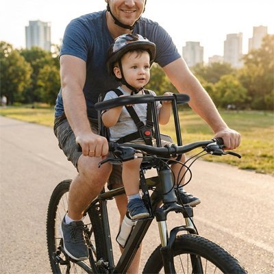 PORTE BEBE VELO | Sécurisé Confortable SafeRide™ - Bebe - nise