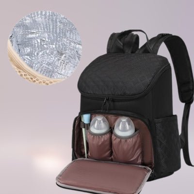 SAC A LANGER NOIR : Clairière™ Elégance et Praticité 2 - Bebe - nise