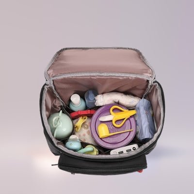 SAC A LANGER NOIR : Clairière™ Elégance et Praticité 2 - Bebe - nise